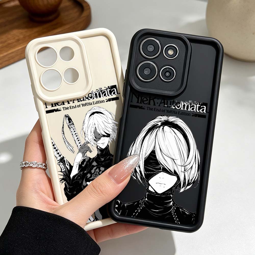 Phone Cases Silicone - NieR Automata Anime Telefoonhoesje voor Motorola