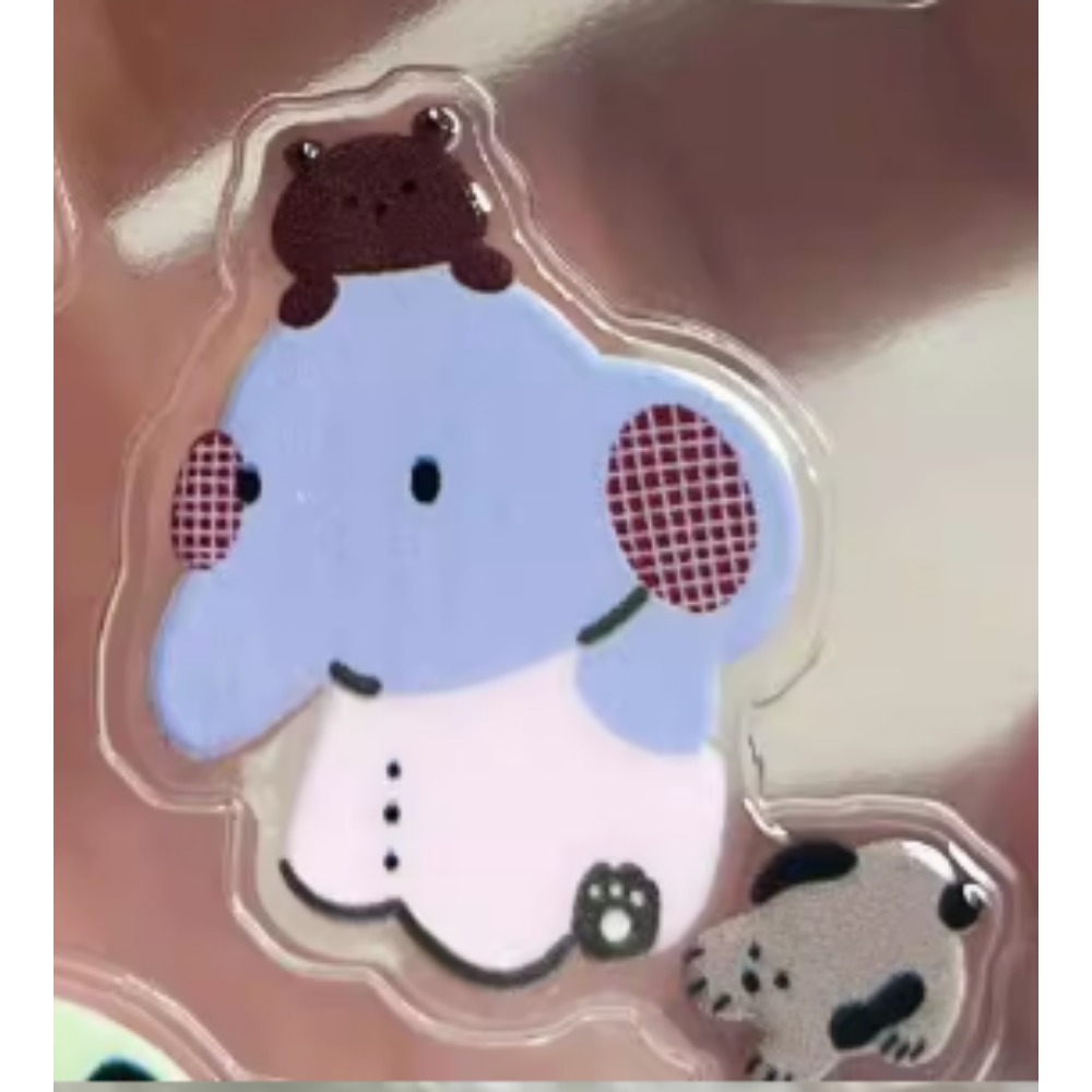 Phone Cases Rubber - INS abstracte kawaii kat olifant jelly