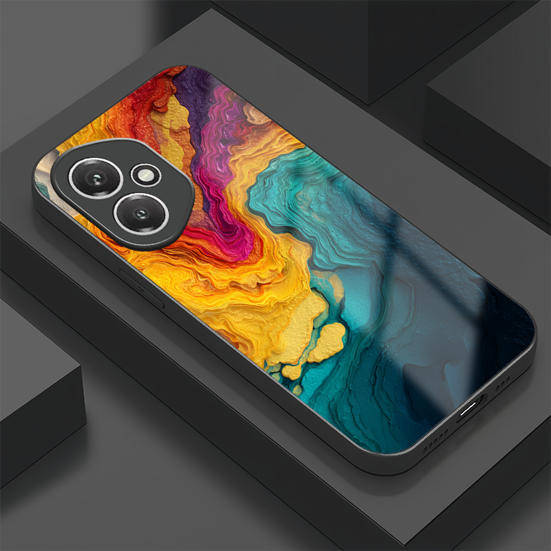 Phone Cases Honor - Marmer Patroon Schokbestendig Telefoon Case Voor
