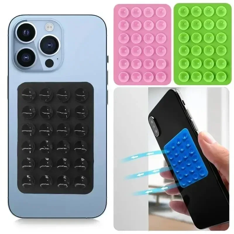 Phone Cases Silicone - Multifunctionele siliconen zuignap telefoonhouder mat zuignap