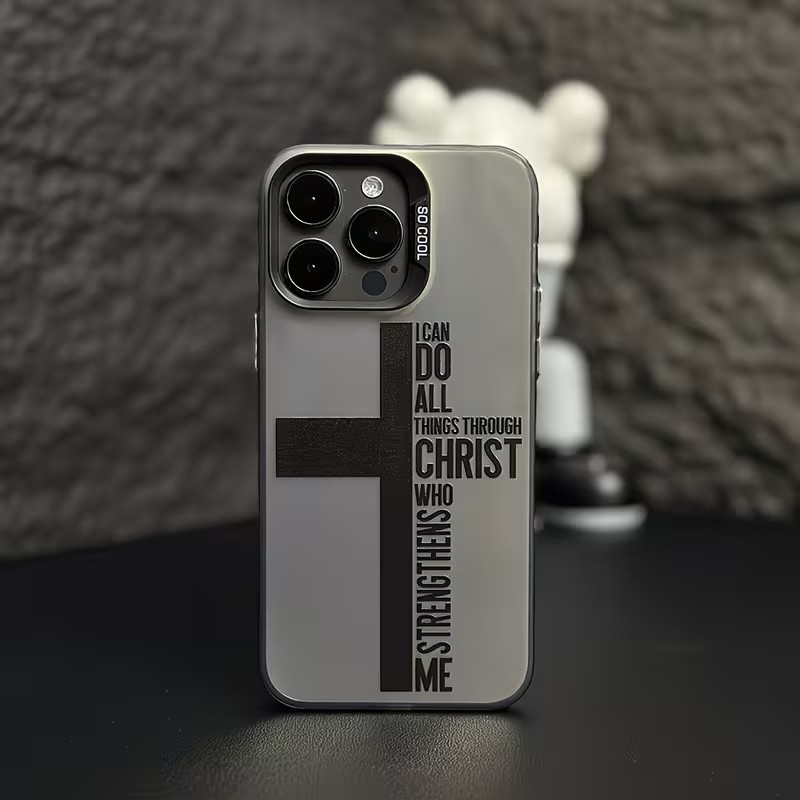 Phone Cases Xr Iphone - Anti-vingerafdruk Cross Bible telefoonhoesje voor iPhone