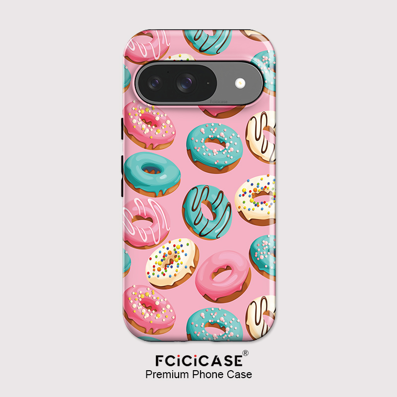 Phone Cases Google Pixel 9 - Fcicicase 2-in-1 Dual Layer Telefoonhoesje voor