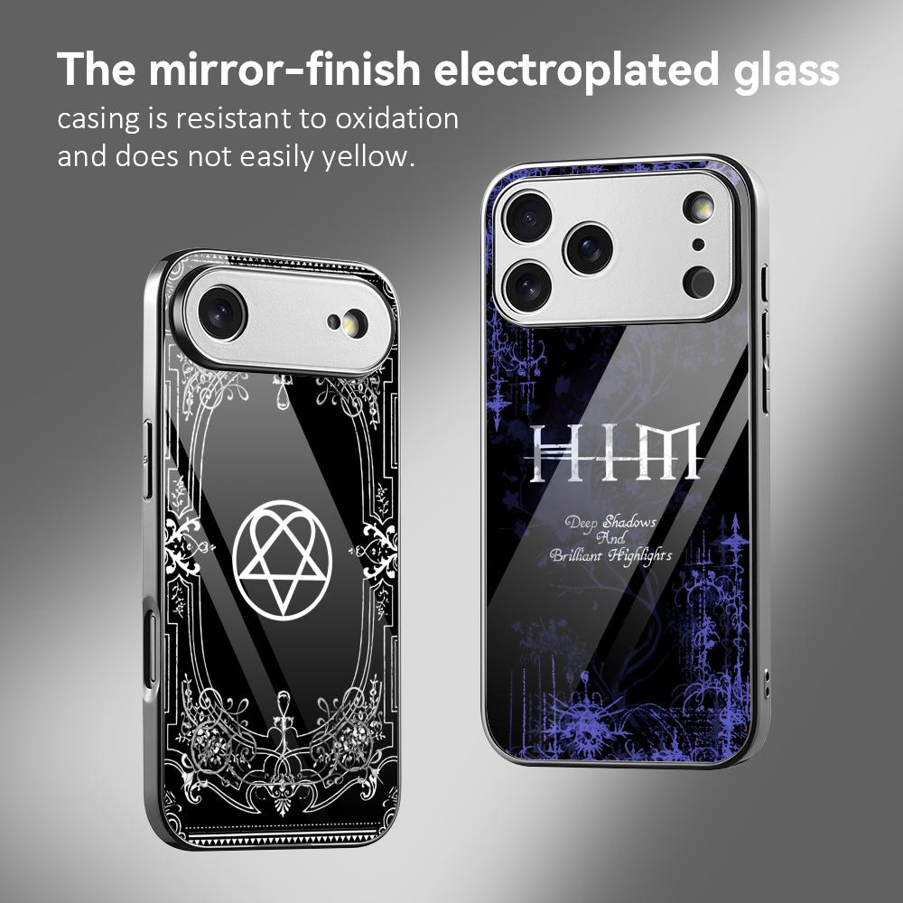 Phone Cases Metal - ROCK Band H-HIM Telefoonhoesje voor iPhone