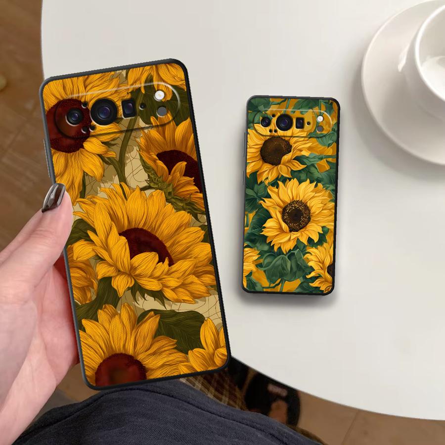 Phone Cases Google Pixel 9 - Zonnebloem Zee Funda Telefoon Cover Case