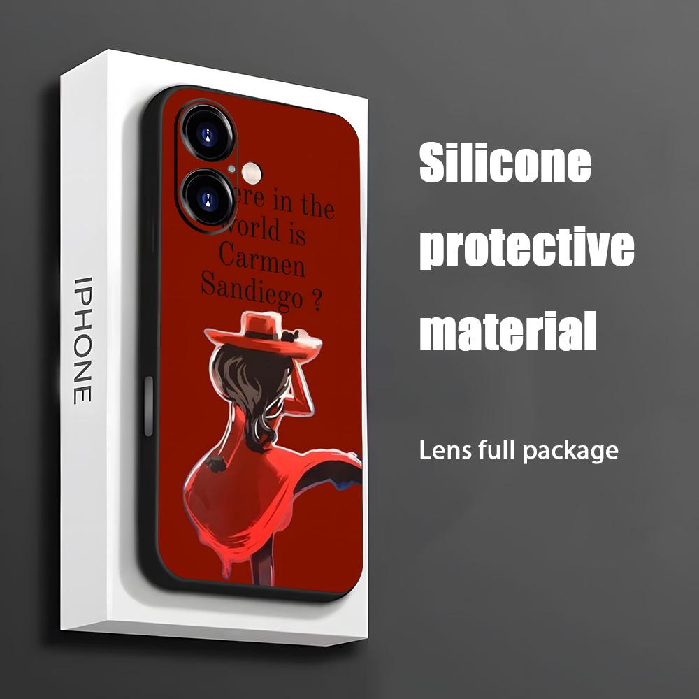 Phone Cases Xr Iphone - Hot Carmen Sandiego Cartoon Telefoon Case