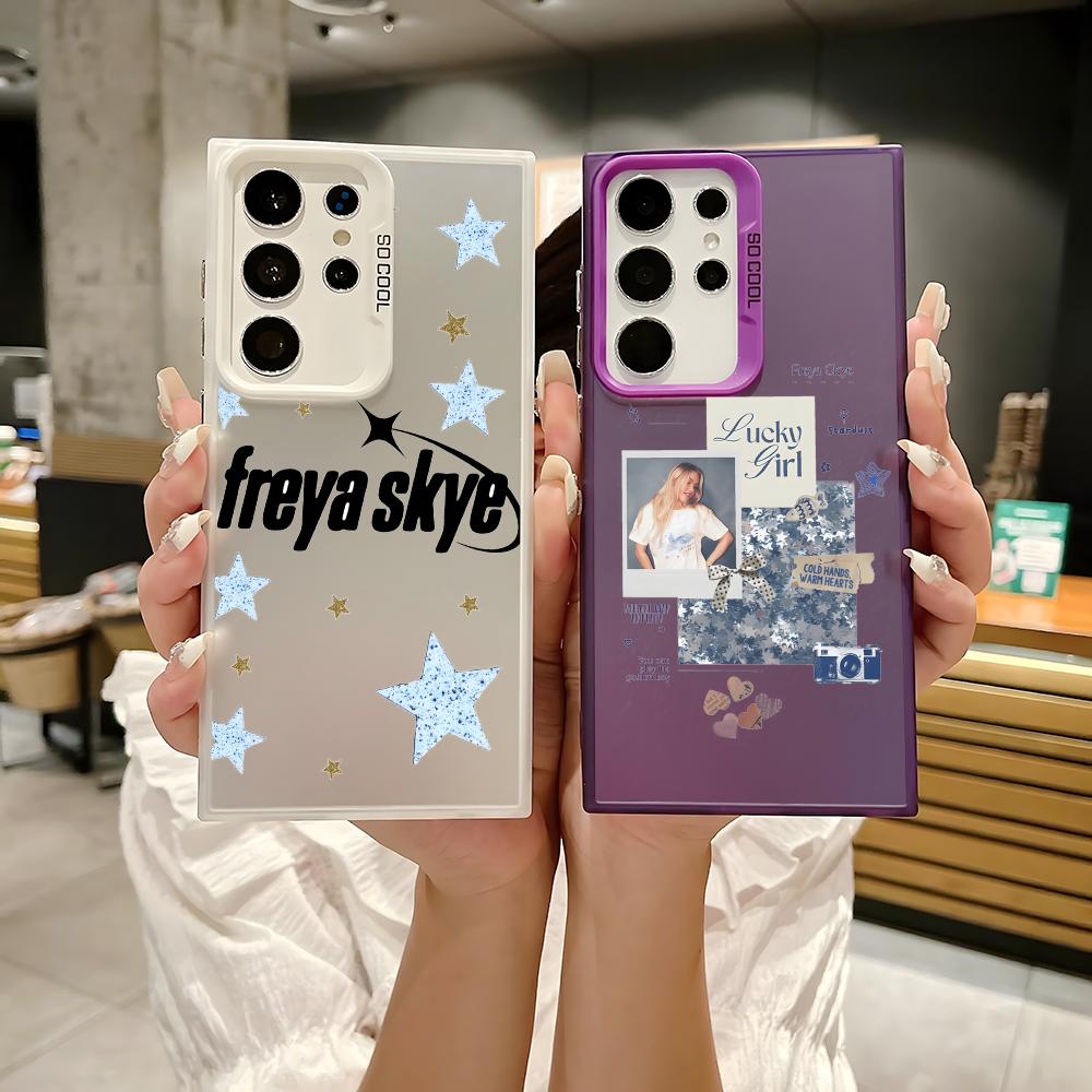 Phone Cases Silicone - Singer F-Freya Skyes Telefoonhoesje voor Samsung