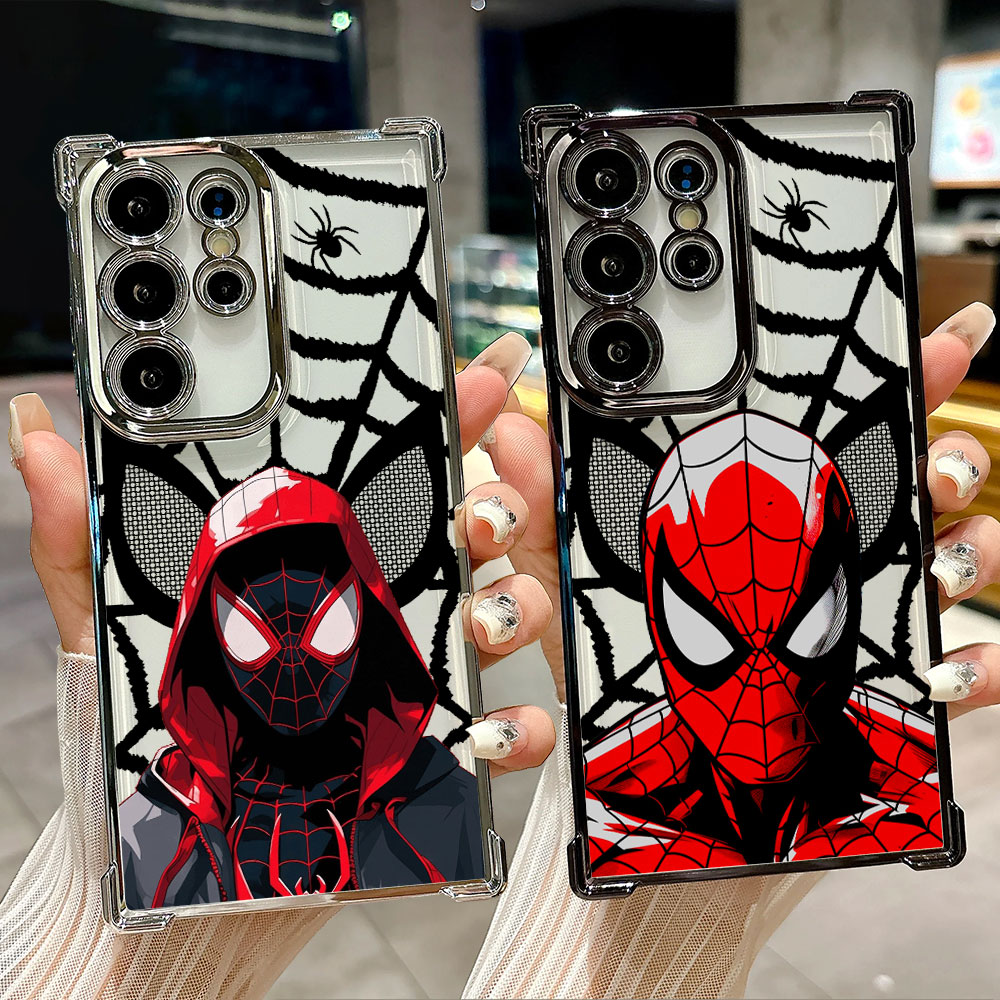 Phone Cases Silicone - Spiderman Miles Morales Hoesje voor Samsung