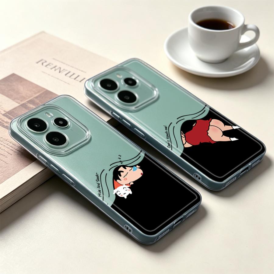 Phone Cases Xiaomi 15 - Cartoon Shin-ChanS zachte telefoonhoesje voor Xiaomi