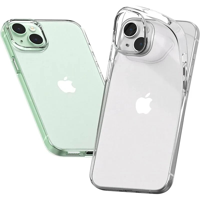 Phone Cases Dior - Transparant siliconen zacht hoesje voor iPhone