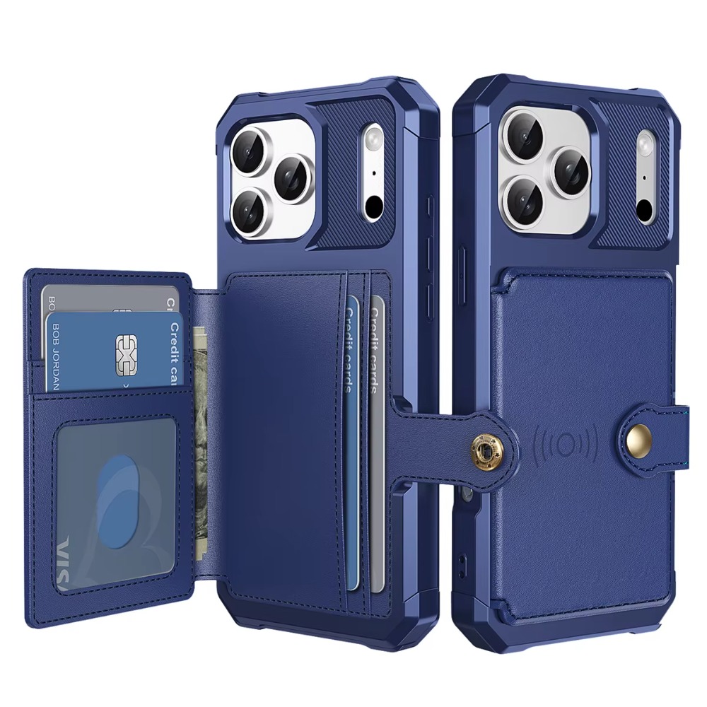 Phone Cases Rubber - Portemonnee Telefoonhoesje Kaarthouder voor Apple IPhone