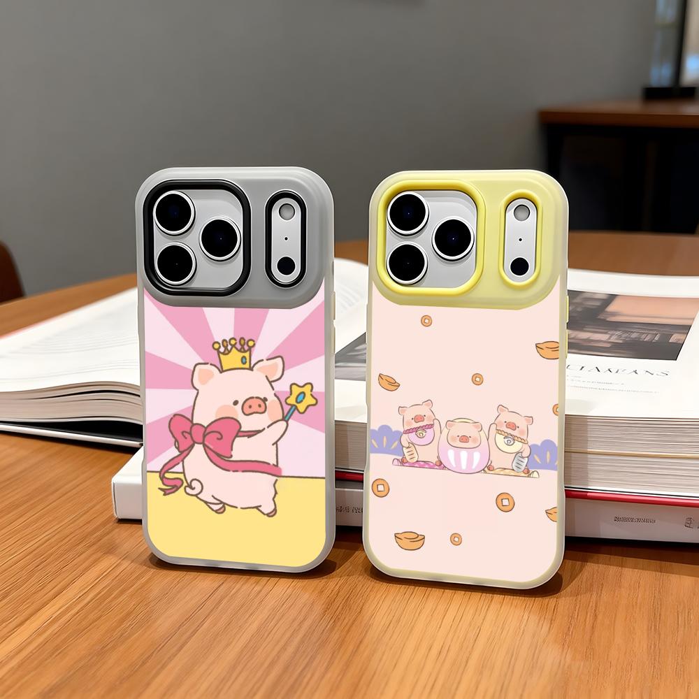 Phone Cases Yellow - LuLu Het Piggy Telefoonhoesje Transparante Jelly