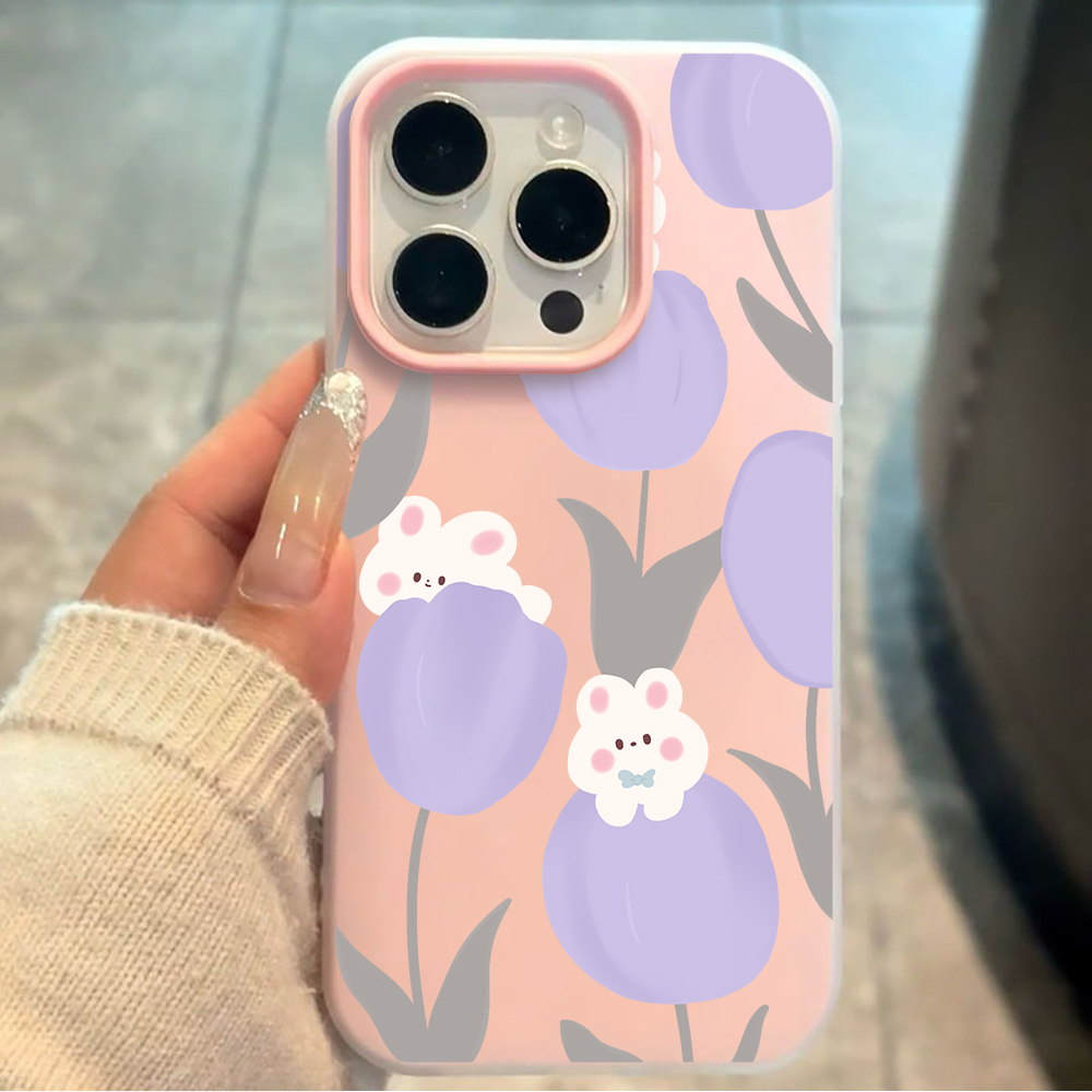Phone Cases Xiaomi 15 - Zachte Lavendel Tulpen Telefoonhoesje voor Xiaomi
