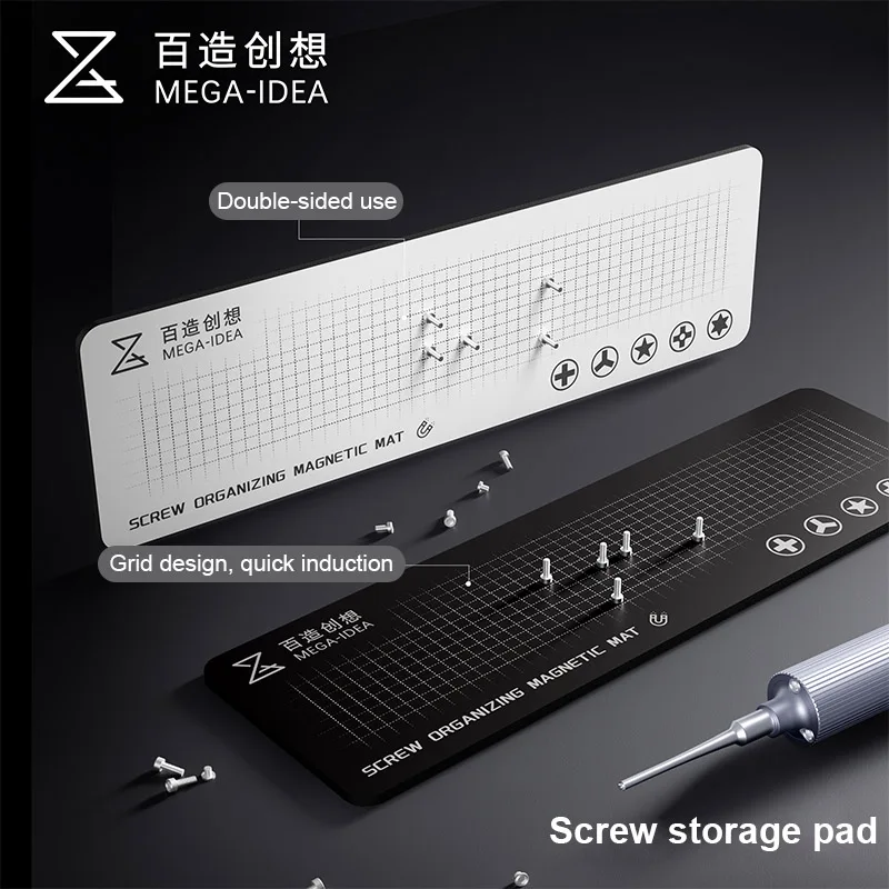 Phone Cases Rubber - QIANLI MEGA-IDEA Universele magnetische reparatieschroeven Opbergpad
