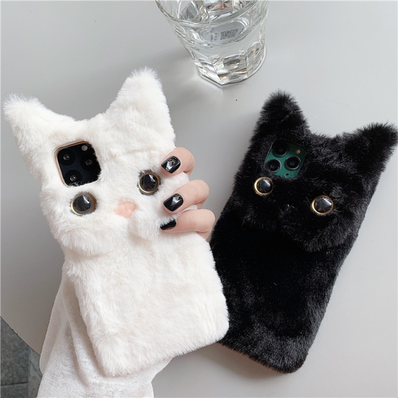 3D Schattige Cartoon Kat Pluch - Phone Cases Iphone 17 recensie en prijs