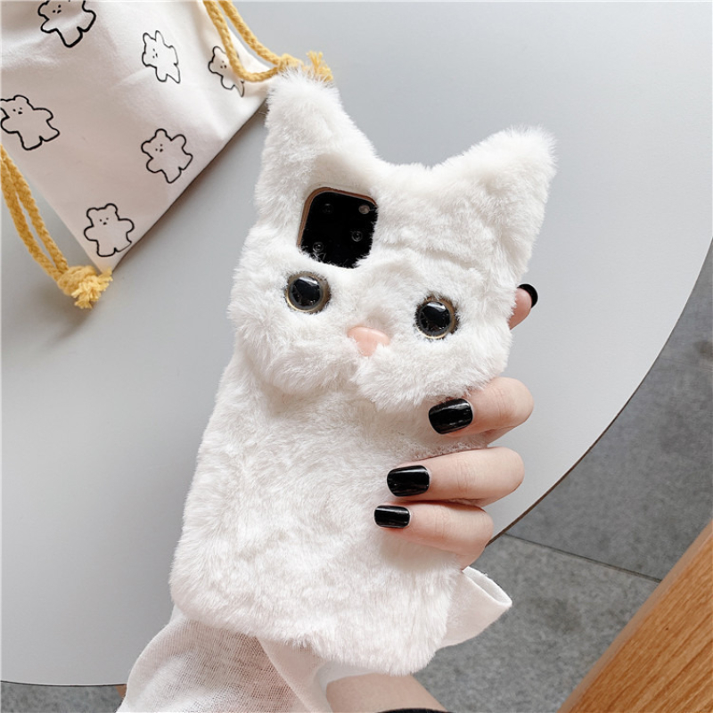 3D Schattige Cartoon Kat Pluch - Phone Cases Iphone 17 recensie en prijs