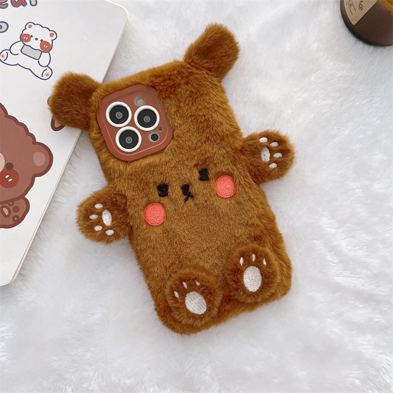 Koreaanse 3D Cartoon Beer Pluc - Phone Cases Iphone 17 recensie en prijs