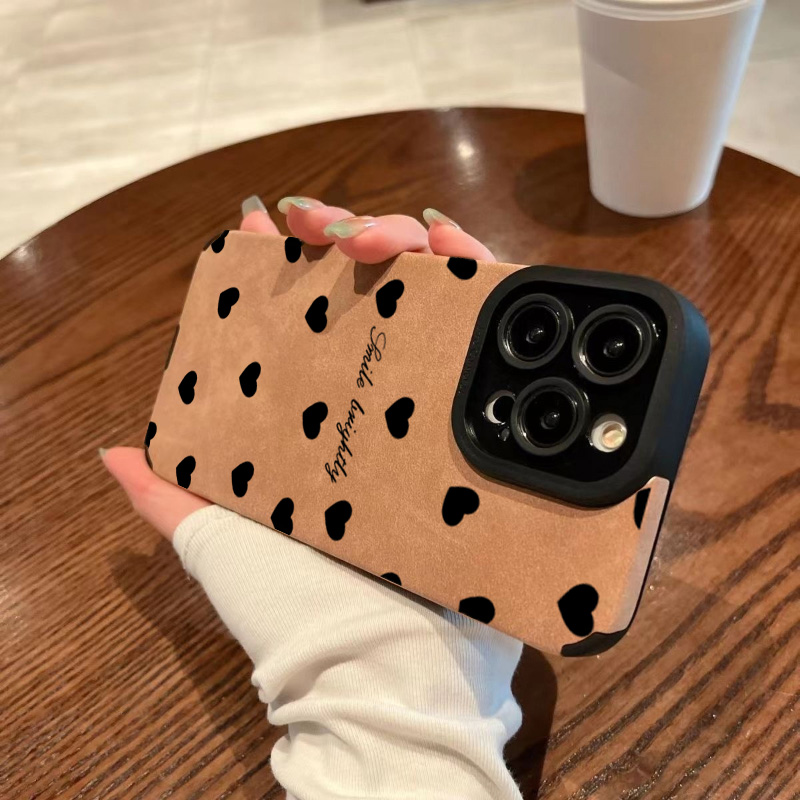 Nieuwe luxe zwarte liefde hart - Phone Cases Luxury recensie en prijs
