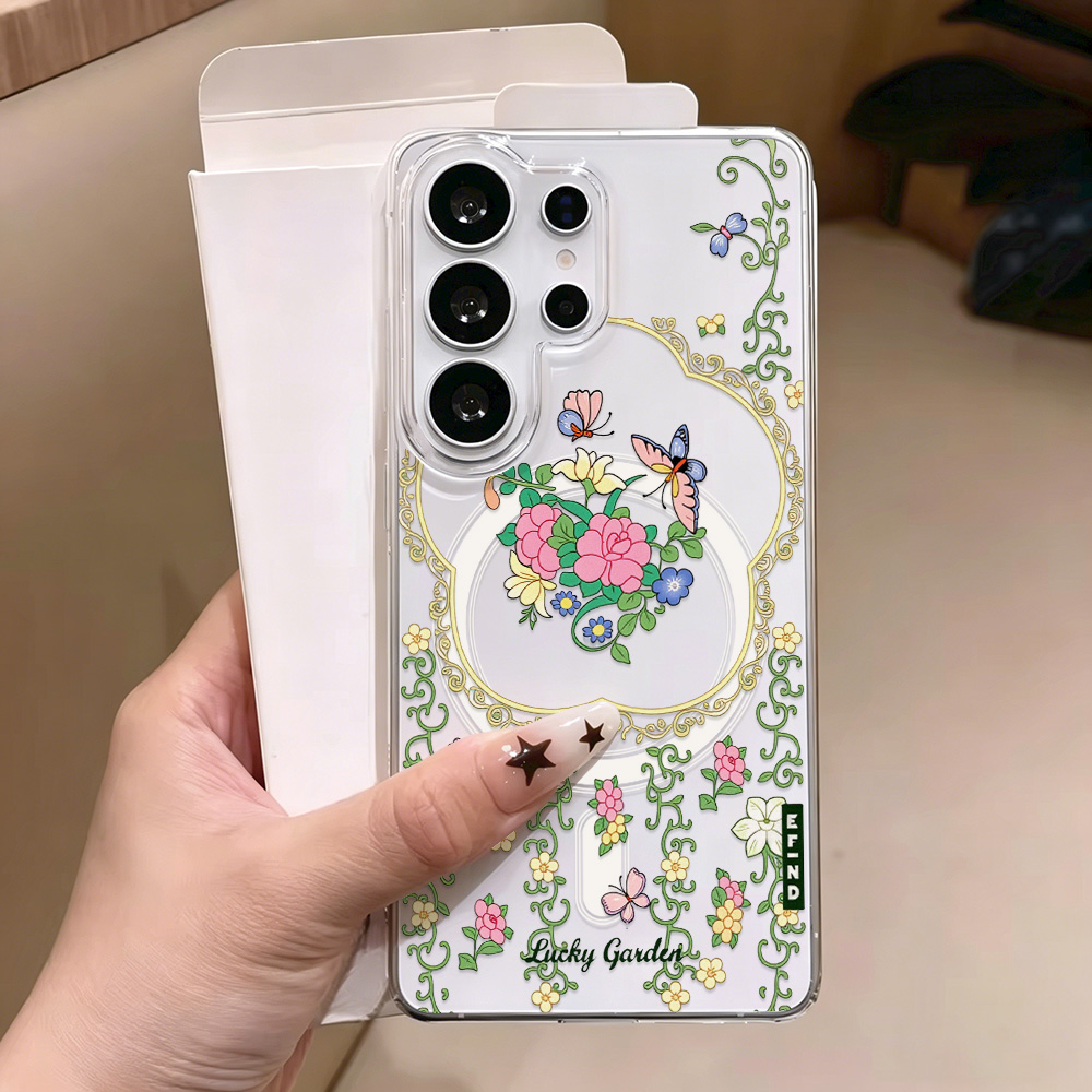 Blauwe Bloem Magnetische Telef - Phone Cases Quality recensie en prijs
