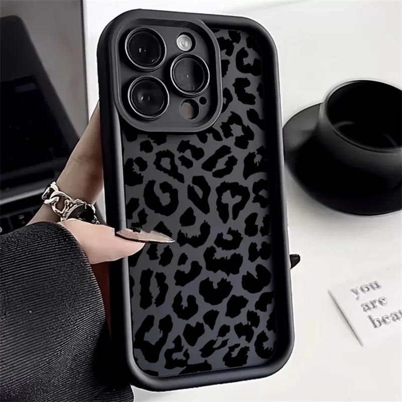 Zwarte luipaardprint siliconen - Phone Cases Dior recensie en prijs