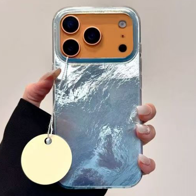 INS Stijl Blauw Blending Print - Phone Cases Brown recensie en prijs