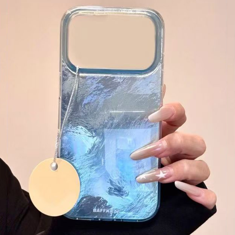 INS Stijl Blauw Blending Print - Phone Cases Brown recensie en prijs