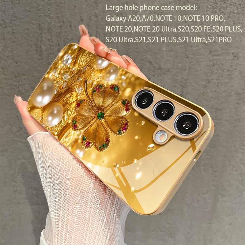Kleurrijke edelsteen vierbladi - Phone Cases Metal recensie en prijs