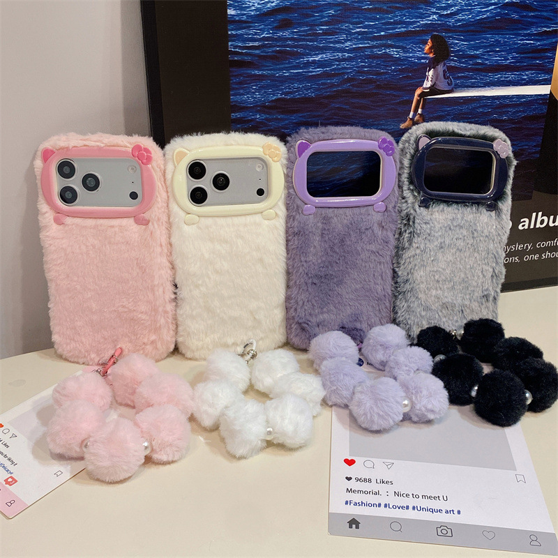 Luxe effenkleurige pluche tele - Phone Cases Iphone 17 recensie en prijs