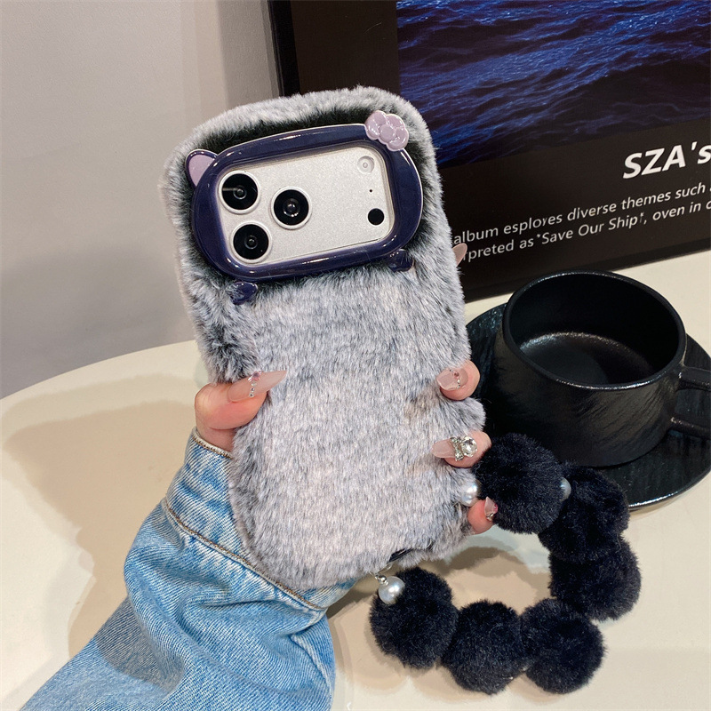 Luxe effenkleurige pluche tele - Phone Cases Iphone 17 recensie en prijs
