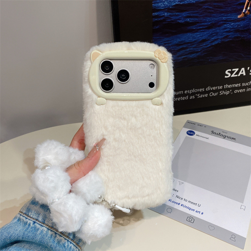 Luxe effenkleurige pluche tele - Phone Cases Iphone 17 recensie en prijs