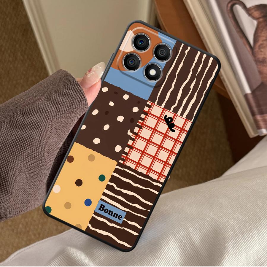 Collage Patroon Funda Telefoon - Phone Cases Honor recensie en prijs
