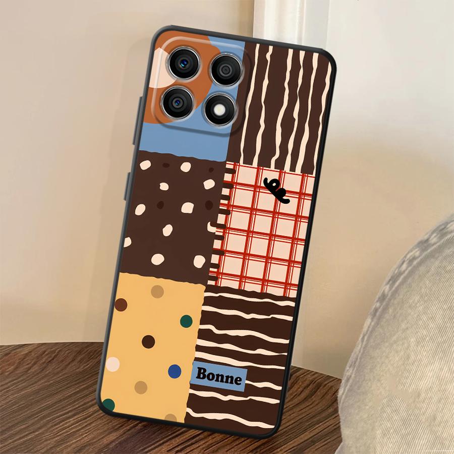 Collage Patroon Funda Telefoon - Phone Cases Honor recensie en prijs