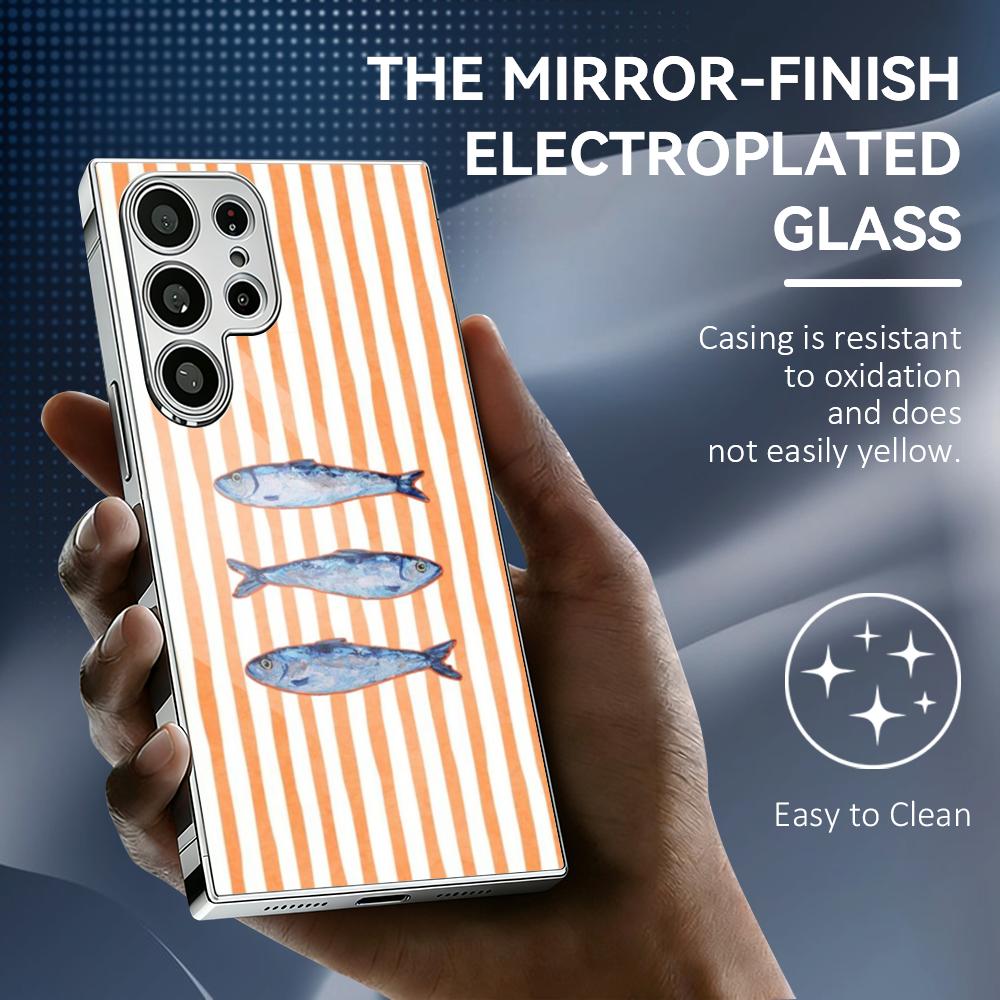 Ocean Life Gestreepte Telefoon - Phone Cases Metal recensie en prijs