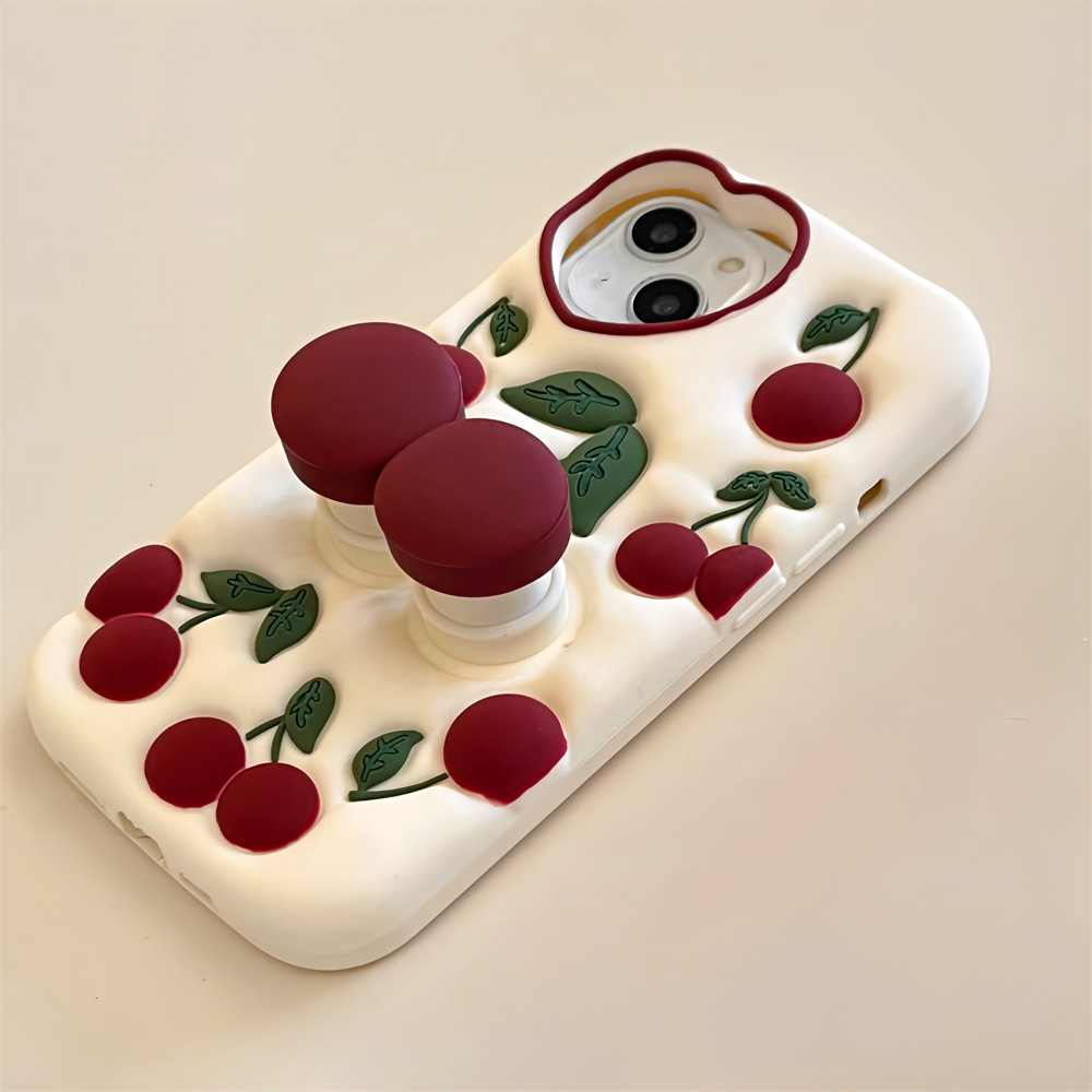 Grappige Cartoon 3D Kersen Kic - Phone Cases Dior recensie en prijs
