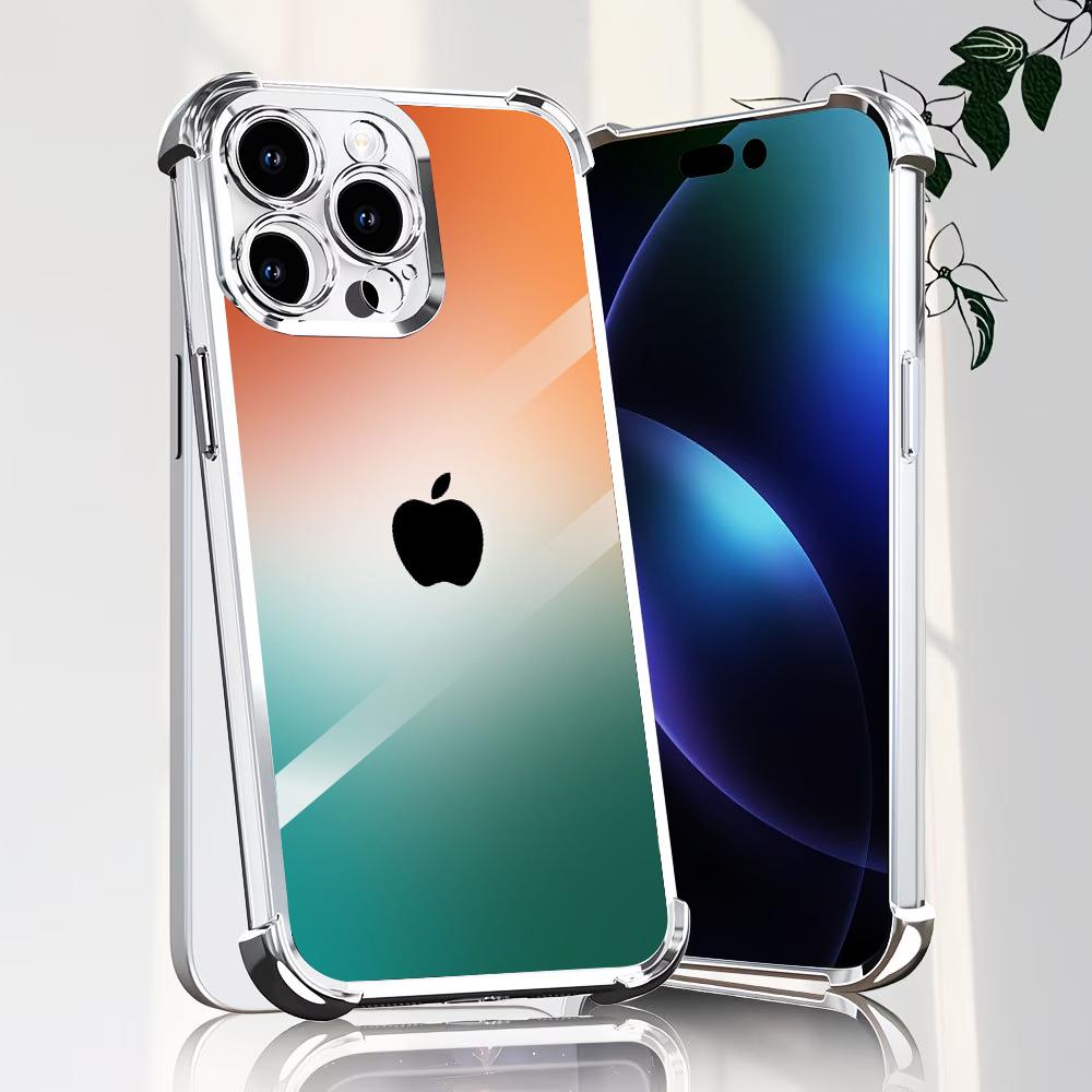 Oranje-groene gradiënt gehard  - Phone Cases Metal recensie en prijs
