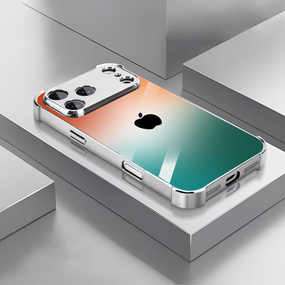 Oranje-groene gradiënt gehard  - Phone Cases Metal recensie en prijs