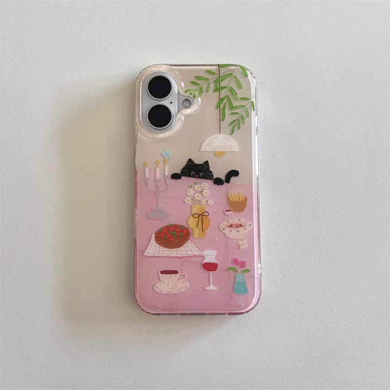Schattig meisje eettafel klein - Cute Anime Case recensie en prijs