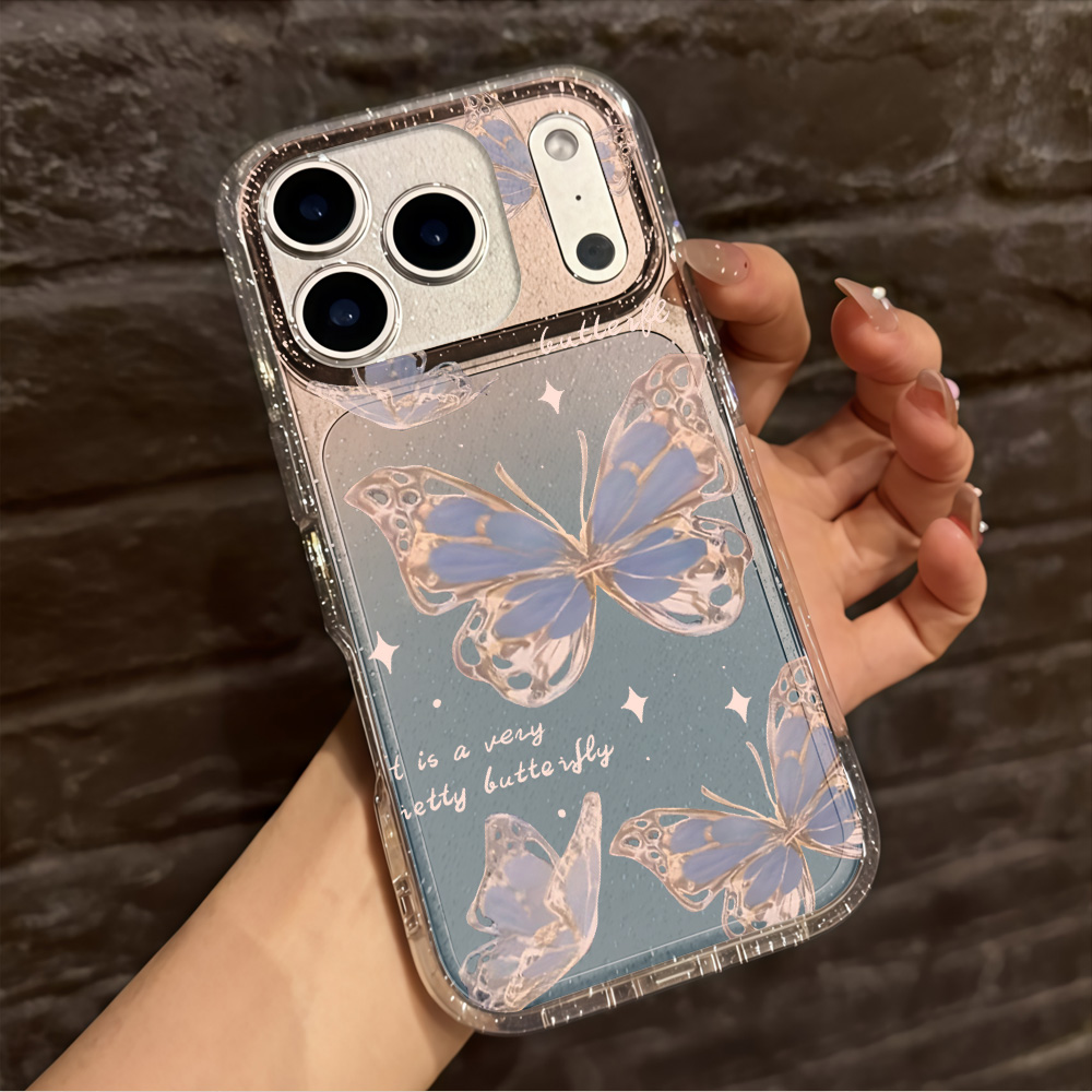 Luxe Blauwe Vlinder Glitter Te - Phone Cases Xr Iphone recensie en prijs