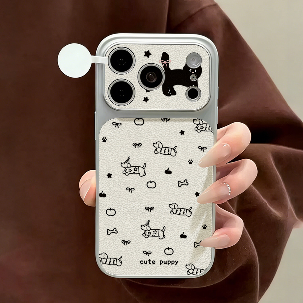 Schattig puppy lederen telefoo - Phone Cases Quality recensie en prijs