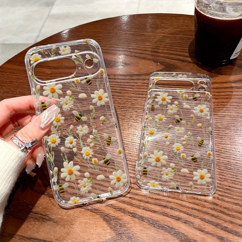 Schattig honingbij-bloemenpatr - Phone Cases Google Pixel 9 recensie en prijs