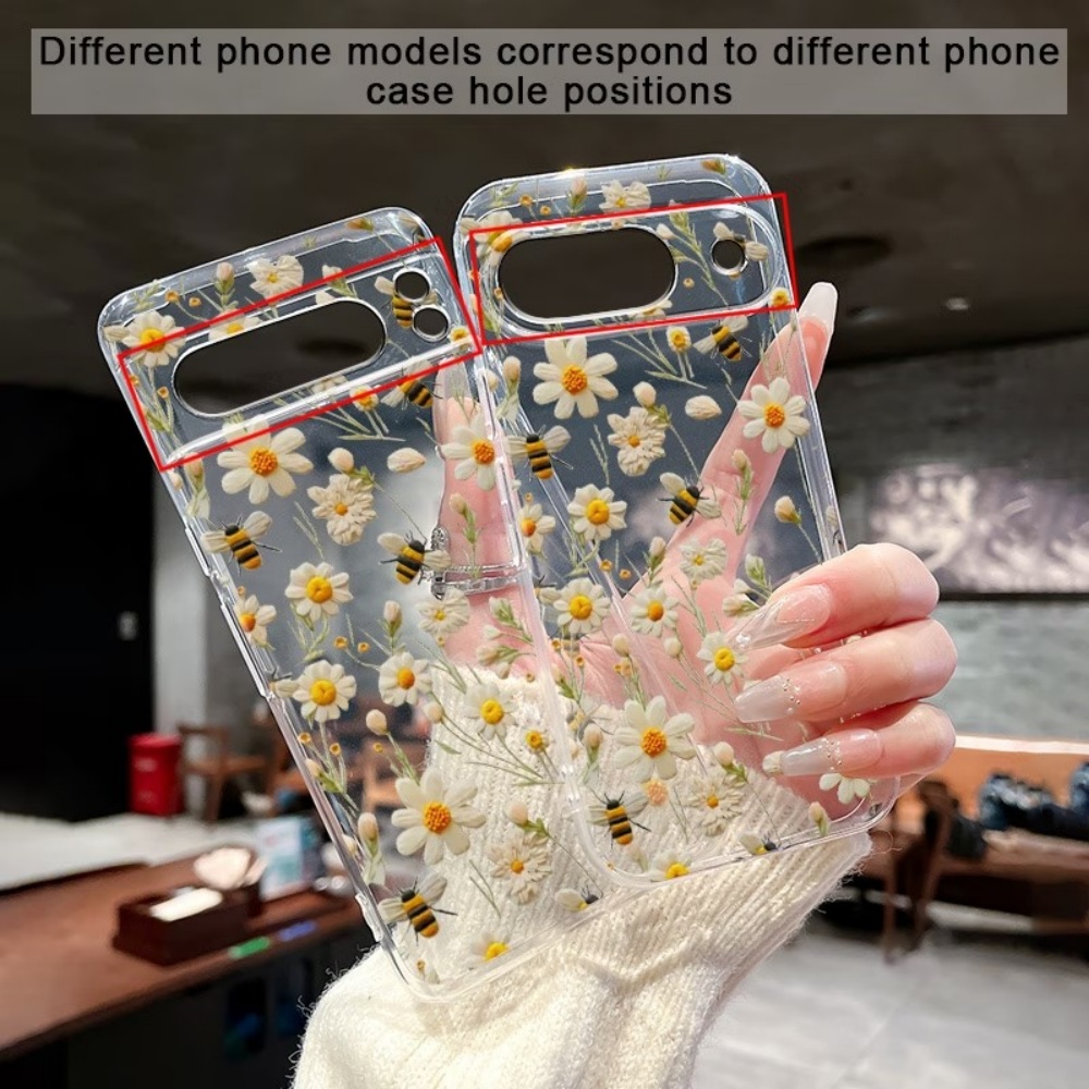Schattig honingbij-bloemenpatr - Phone Cases Google Pixel 9 recensie en prijs