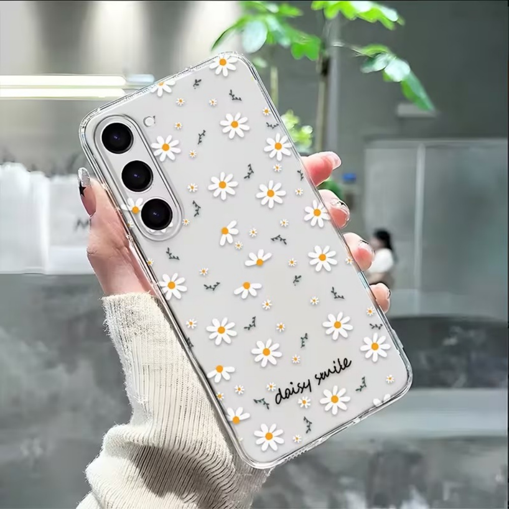 Gele Witte Daisy Bloemen Telef - Phone Cases Yellow recensie en prijs