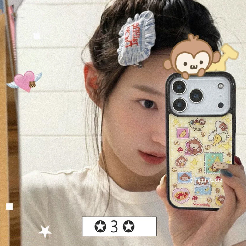 Koreaanse Ins Blauw Gele Aap B - Phone Cases Yellow recensie en prijs